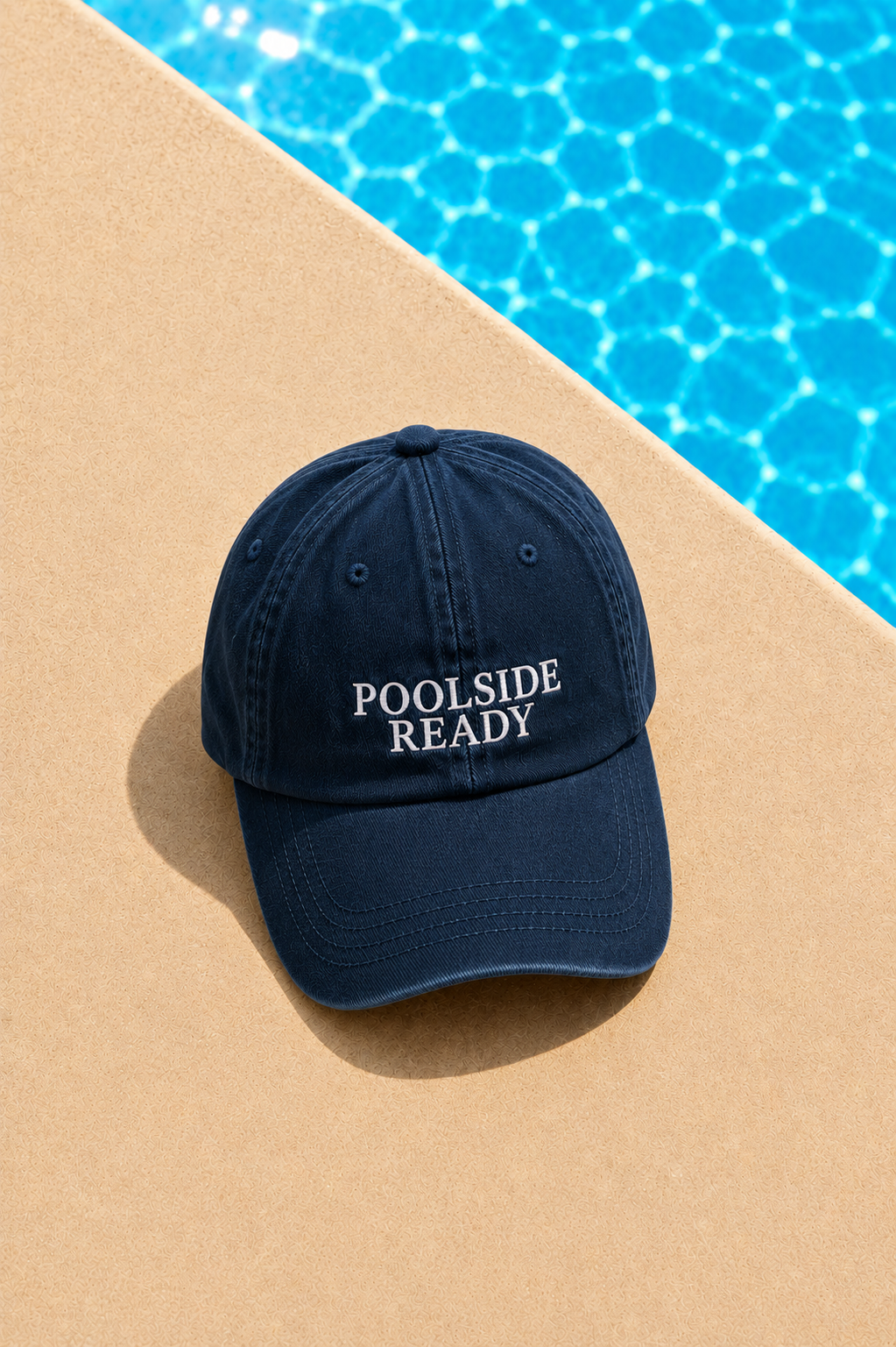Poolside Ready Cap in navy