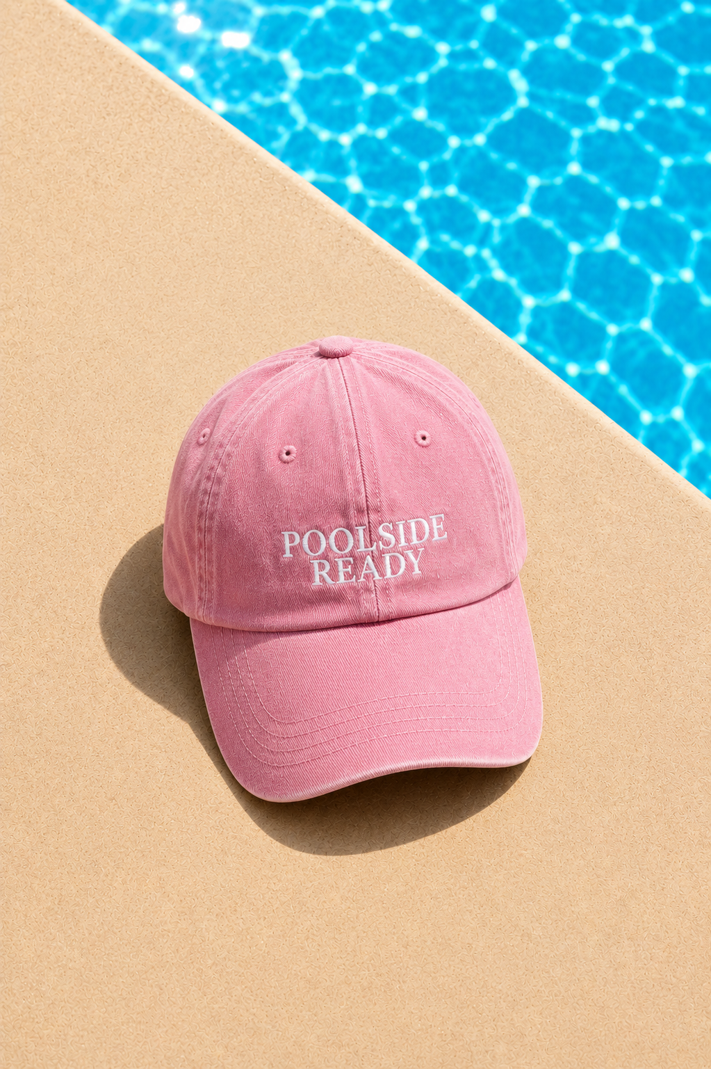 Poolside Ready Cap in pink